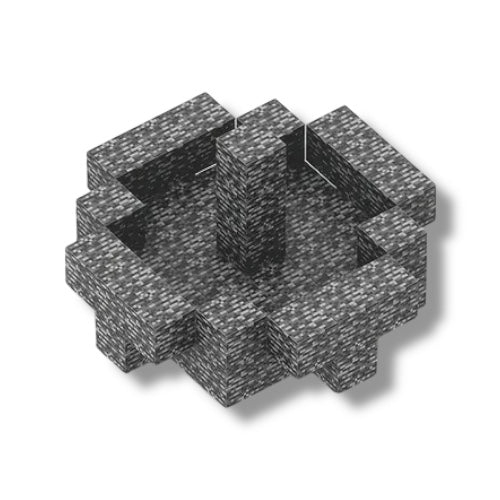 ROMPECABEZAS DE CUBOS MAGNÉTICOS CON DISEÑO DE MINECRAFT 48 PIEZAS - H054