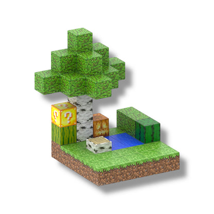 ROMPECABEZAS DE CUBOS MAGNÉTICOS CON DISEÑO DE MINECRAFT 48 PIEZAS - H039
