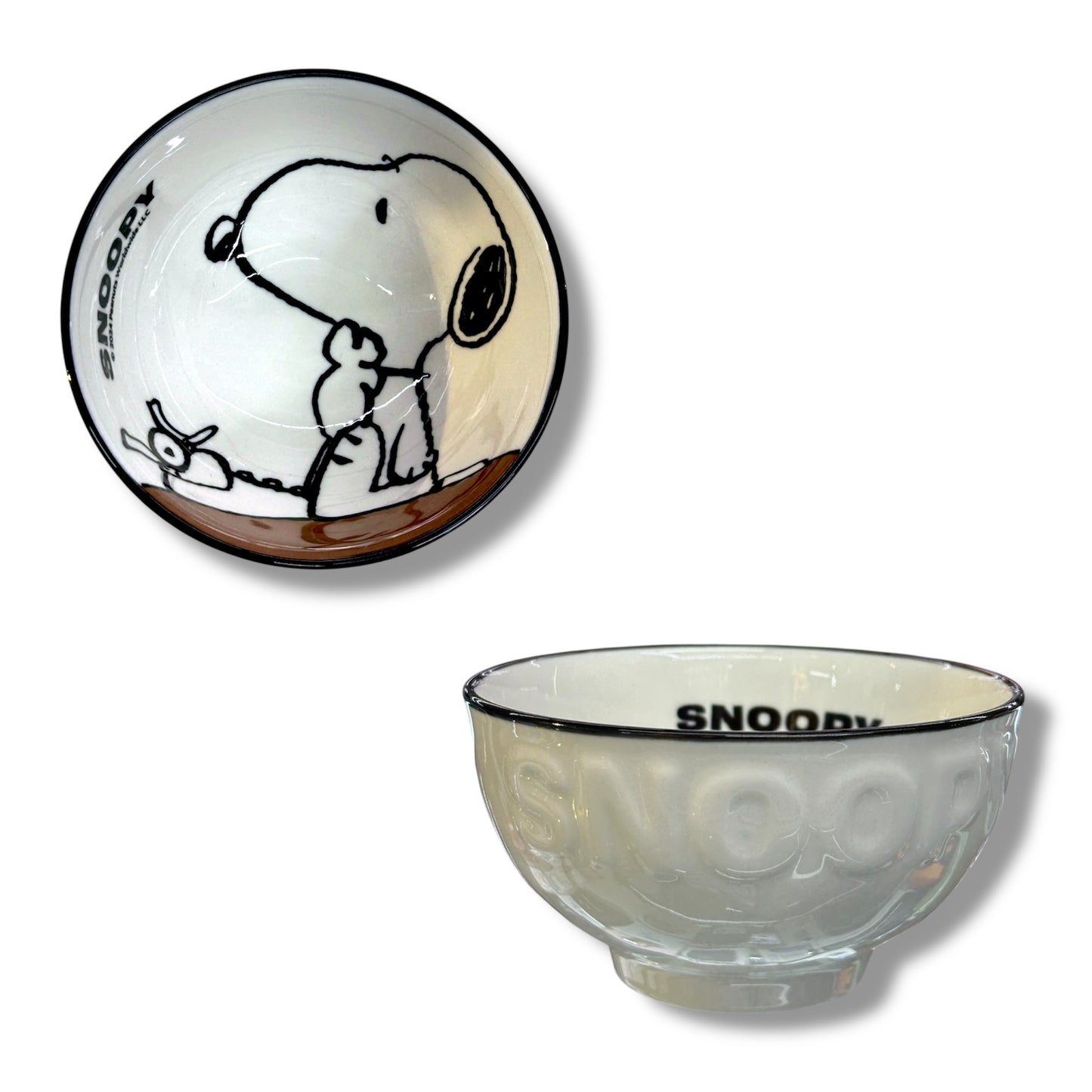 SET DE VAJILLA DE CERÁMICA CON DISEÑO DE SNOOPY