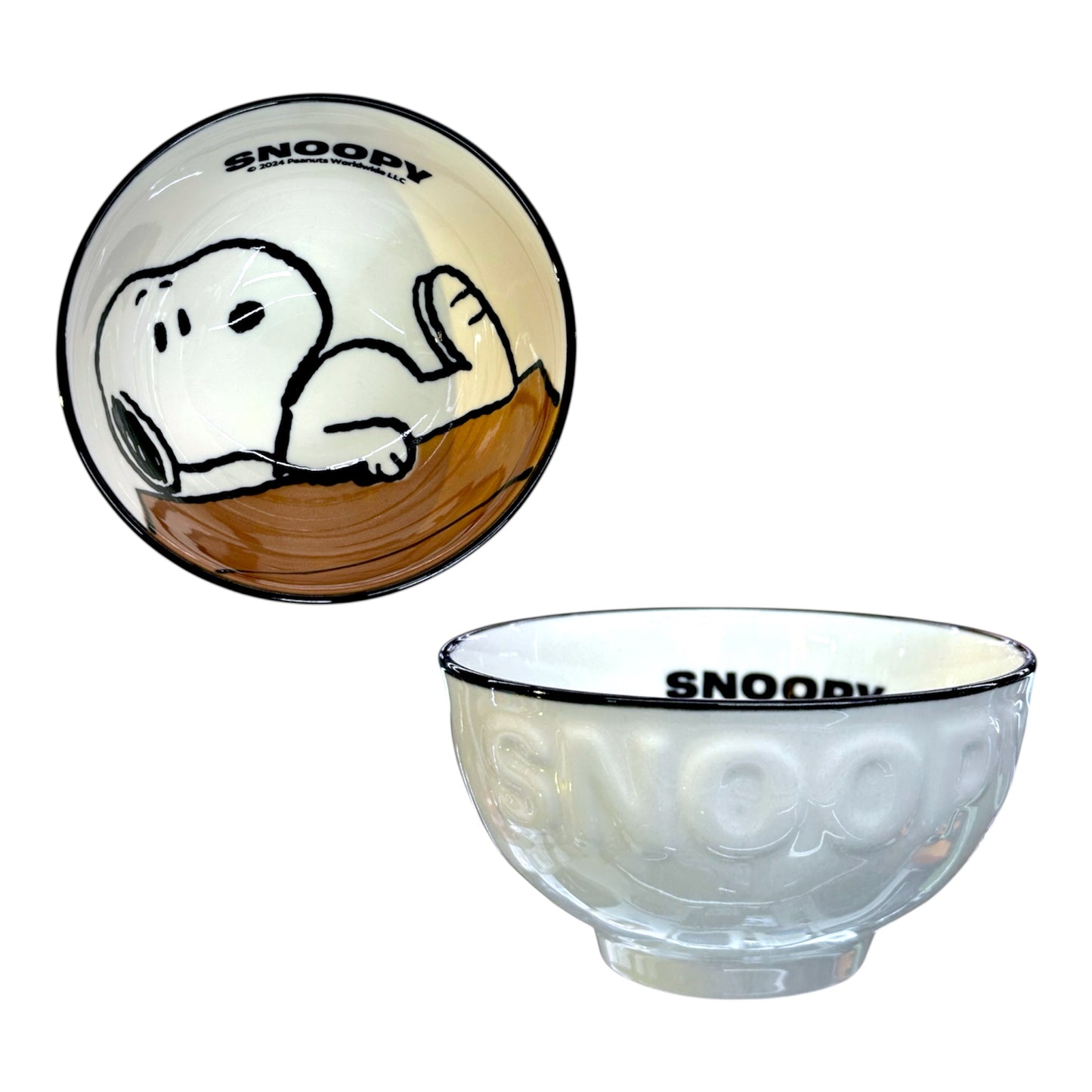 SET DE VAJILLA DE CERÁMICA CON DISEÑO DE SNOOPY