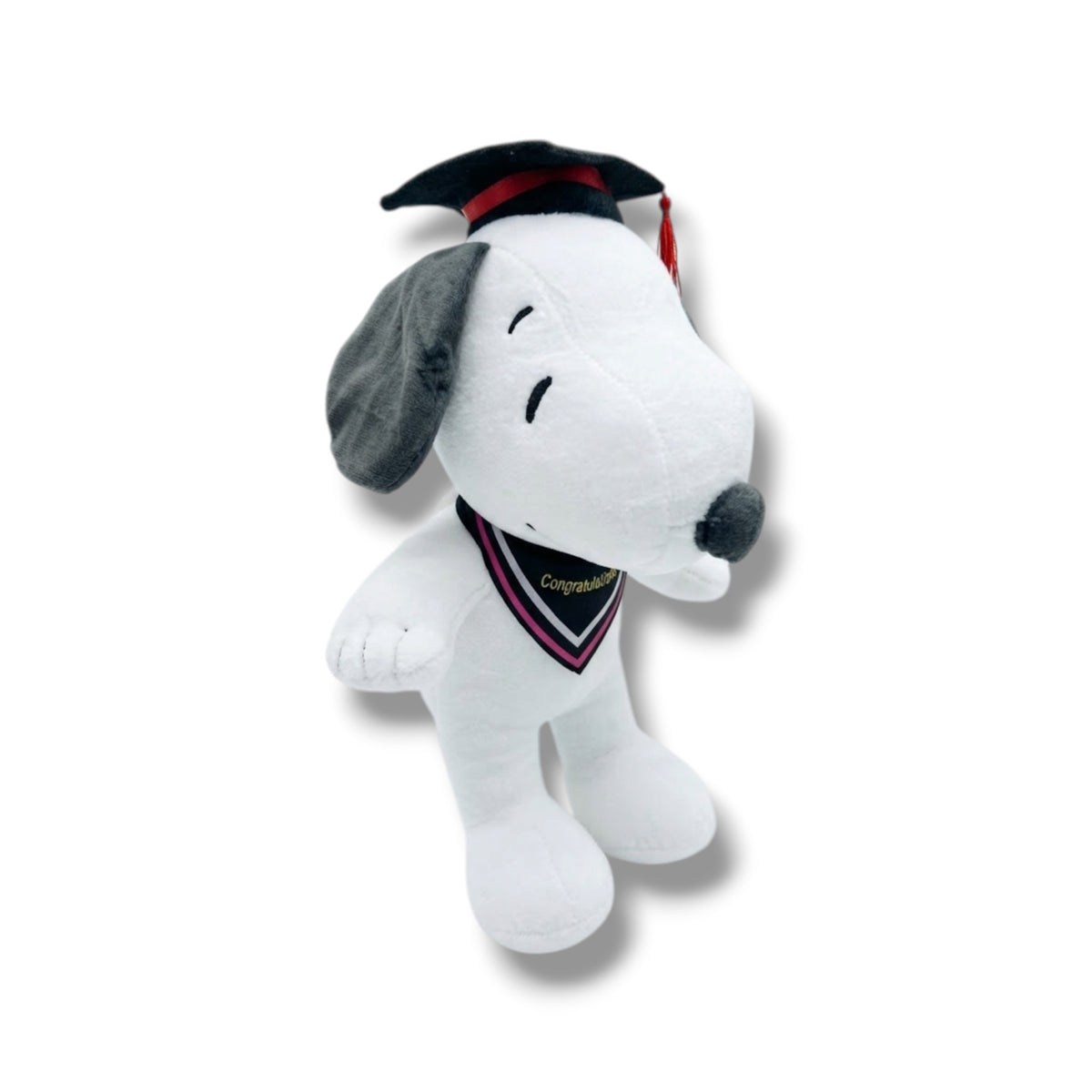 PELUCHE DE SNOOPY CON TEMA DE GRADUACIÓN DE 28 CM APROX