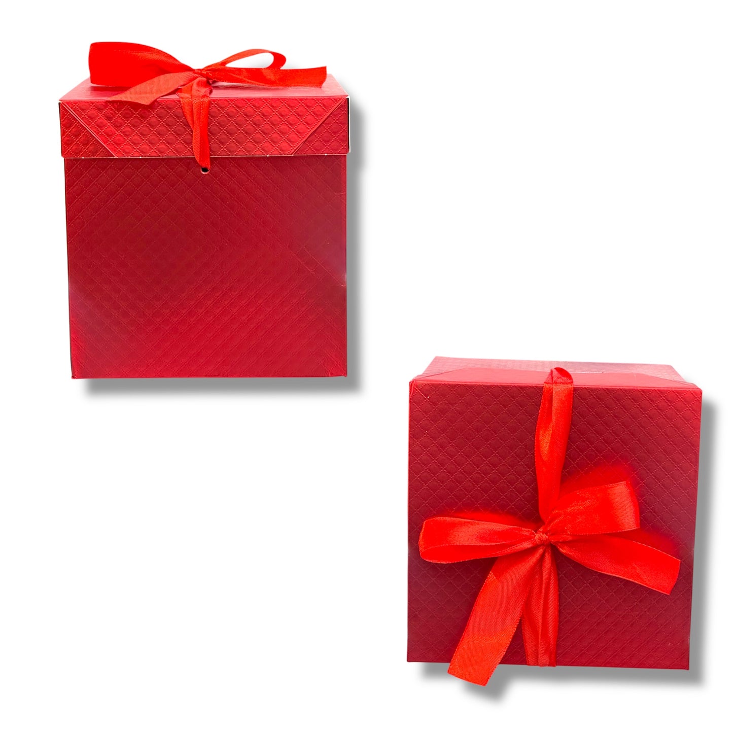 CAJAS PARA REGALOS CON TEMÁTICA NAVIDEÑA DE 14.5x14.5x15 CM