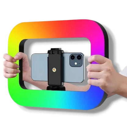 LUZ LED CON SOPORTE AJUSTABLE PARA CELULAR RGB - U200S