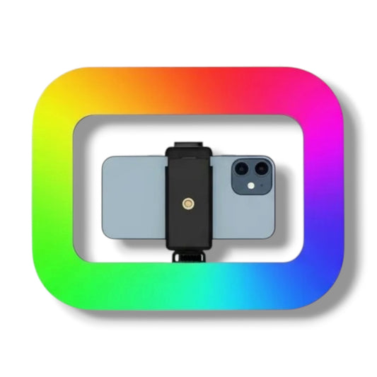 LUZ LED CON SOPORTE AJUSTABLE PARA CELULAR RGB - U200S