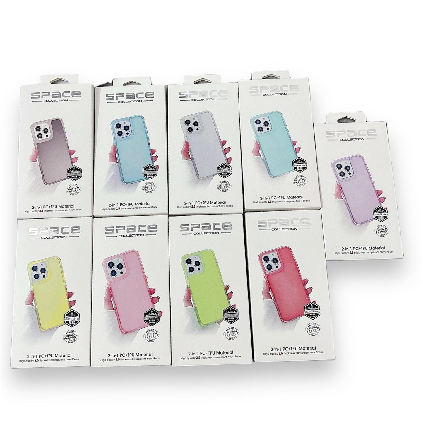 iPhone 14 Plus / 15 Plus - Estuche Colección Space Colores