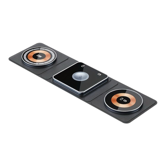 Cargador inalámbrico 15W 3 en 1, compatible con iPhone/AirPods/AppleWatch - XH-X8