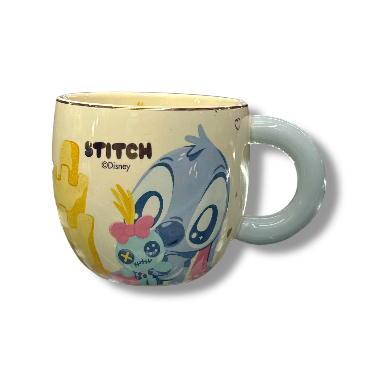 TAZA DE CERÁMICA CON DISEÑO DE STITCH