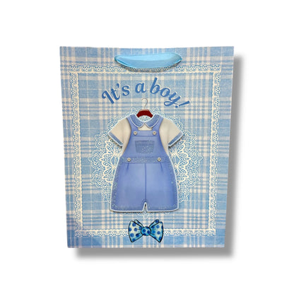 BOLSA DE REGALO PARA BABY SHOWER DE 26x32x10 CM - VARIOS DISEÑOS