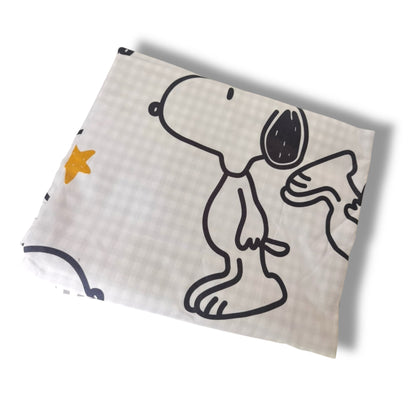 SET DE COBIJAS CON DISEÑO DE SNOOPY