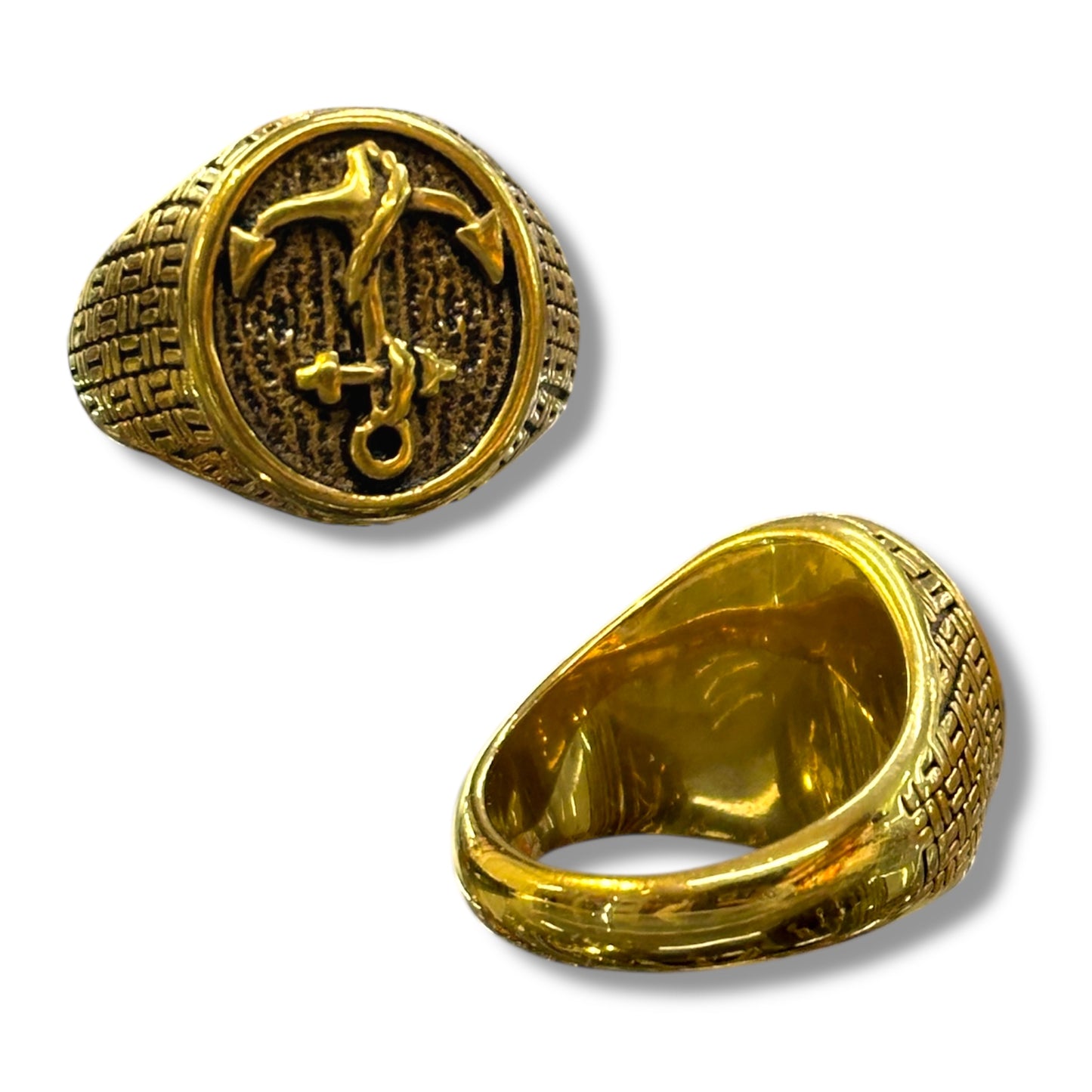 ANILLOS DE ACERO PARA HOMBRE - DIFERENTES DISEÑOS - 1 UNIDAD