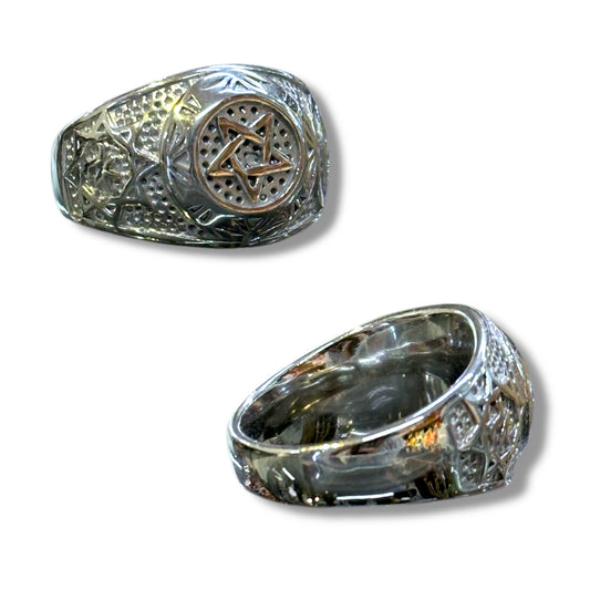 ANILLOS DE ACERO PARA HOMBRE - DIFERENTES DISEÑOS - 1 UNIDAD