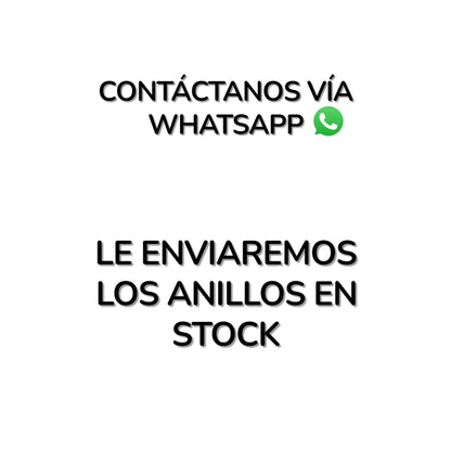ANILLOS DE ACERO PARA HOMBRE - DIFERENTES DISEÑOS - 1 UNIDAD