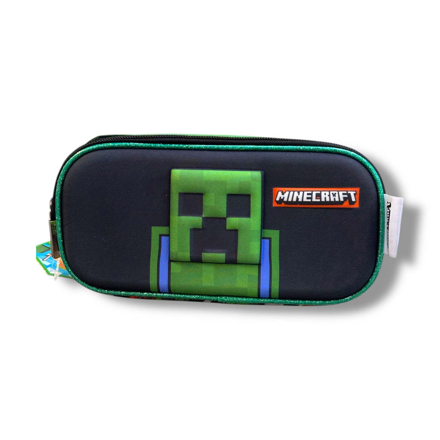 CARTUCHERA CON DISEÑO DE MINECRAFT