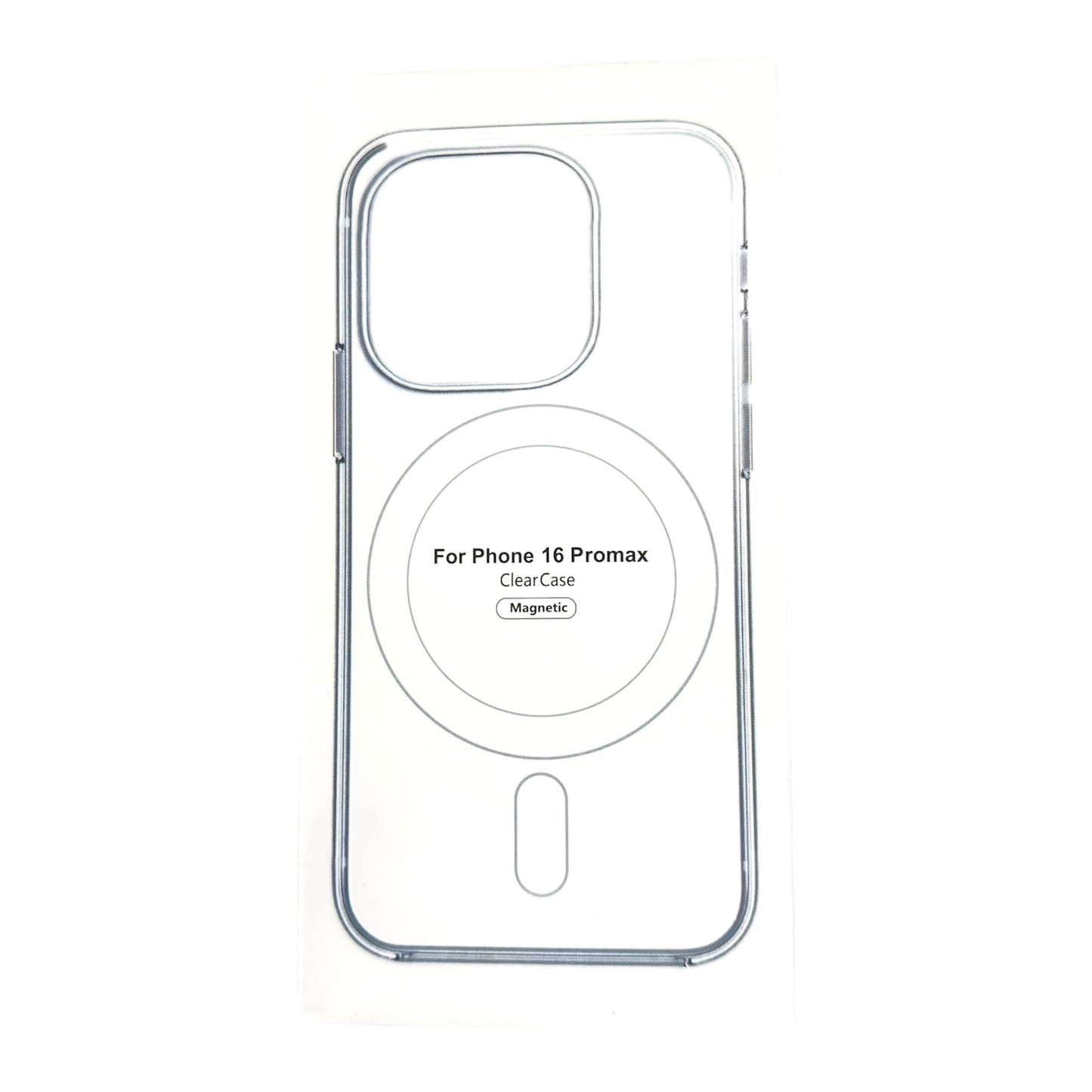 IPHONE 16 PRO MAX - ESTUCHE TRASPARENTE CON MAGSAFE