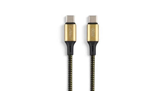 CABLE USB-C A USB-C 60W 3M TRENZADO - EARLDOM EC-141C-C