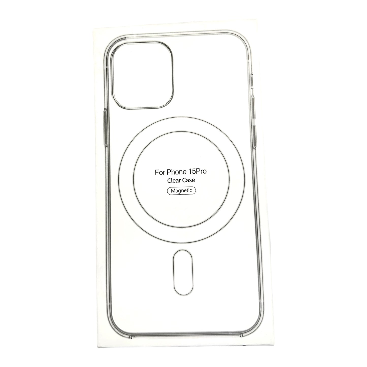 IPHONE 15 PRO - ESTUCHE TRANSPARENTE CON MAGSAFE