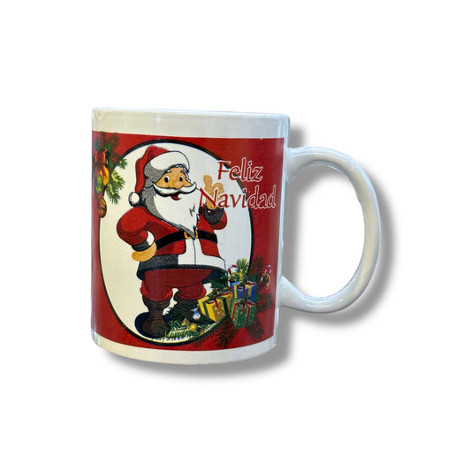 TAZAS DE CERÁMICA CON DISEÑO DE NAVIDAD