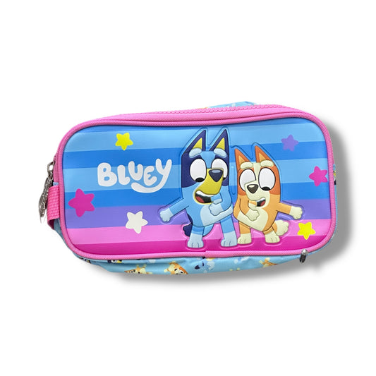CARTUCHERA CON DISEÑO DE BLUEY