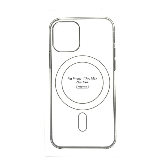 IPHONE 14 PRO MAX ESTUCHE TRANSPARENTE CON MAGSAFE
