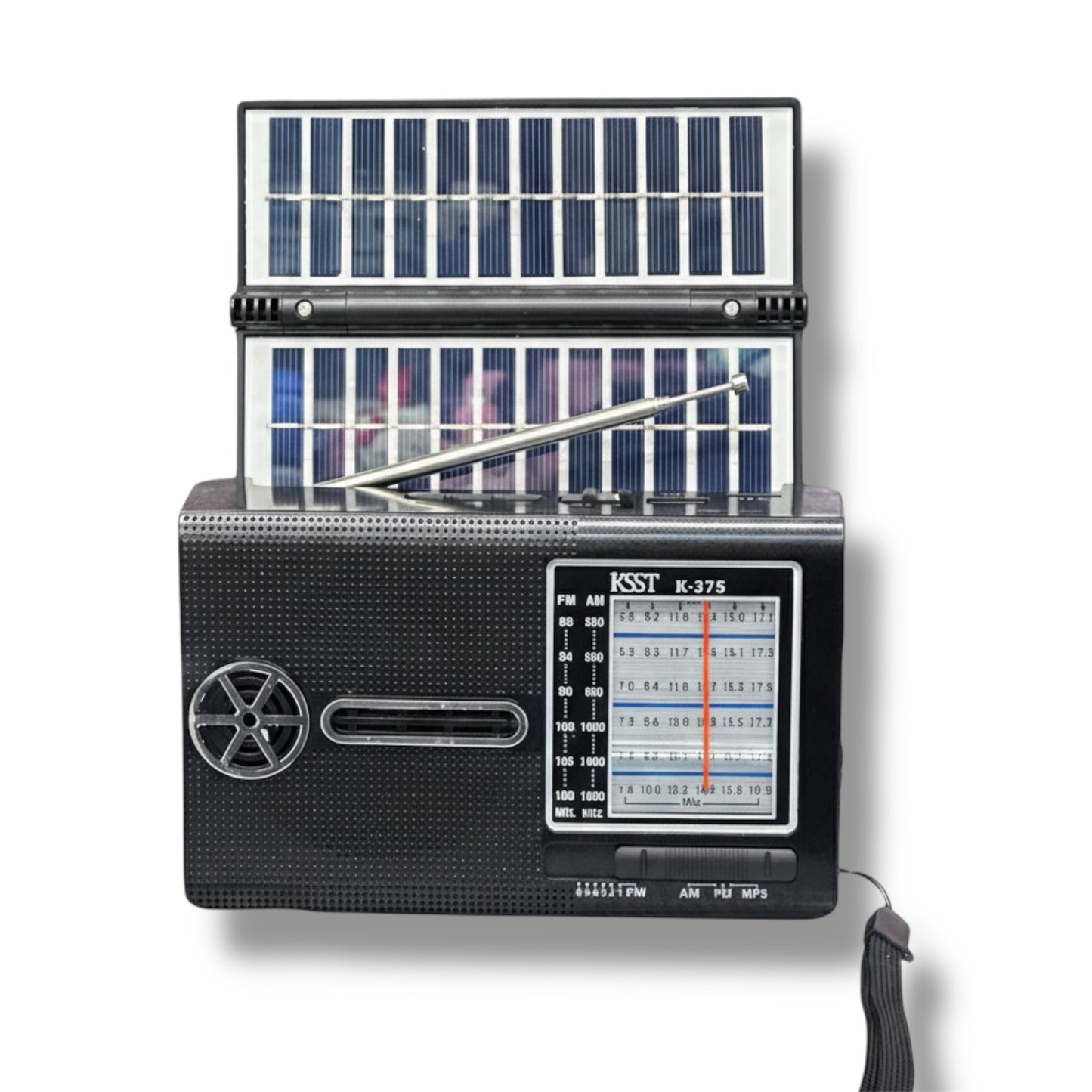 RADIO PORTÁTIL AM FM SOLAR, BLUETOOTH, LINTERNA - KSST K-375