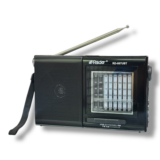 RADIO PORTÁTIL AM FM - BLUETOOTH - RSDO - RD-086UBT
