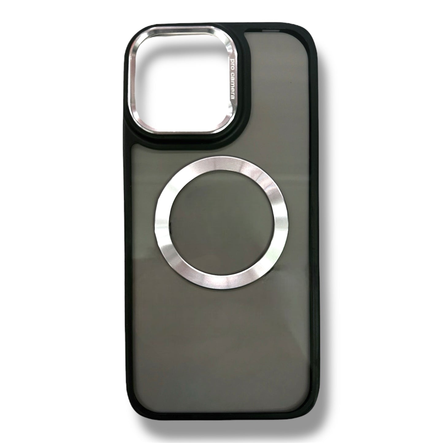 IPHONE 16 PRO - ESTUCHE TRASPARENTE AHUMADO CON MAGSAFE COLORES VARIOS
