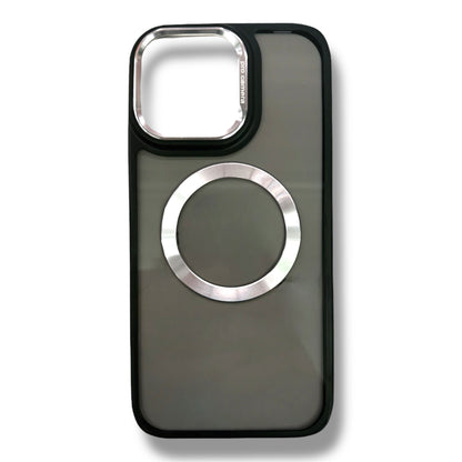 IPHONE 16 PRO - ESTUCHE TRASPARENTE AHUMADO CON MAGSAFE COLORES VARIOS