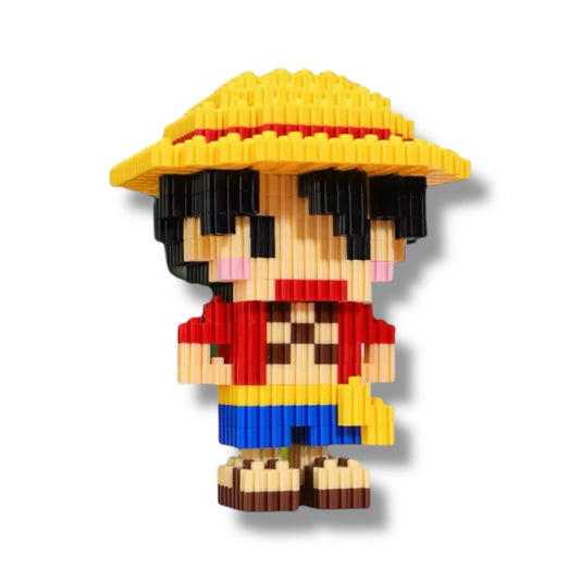 MAGIC BLOCK de Luffy de One Piece con 550 piezas, de 11 CM aprox