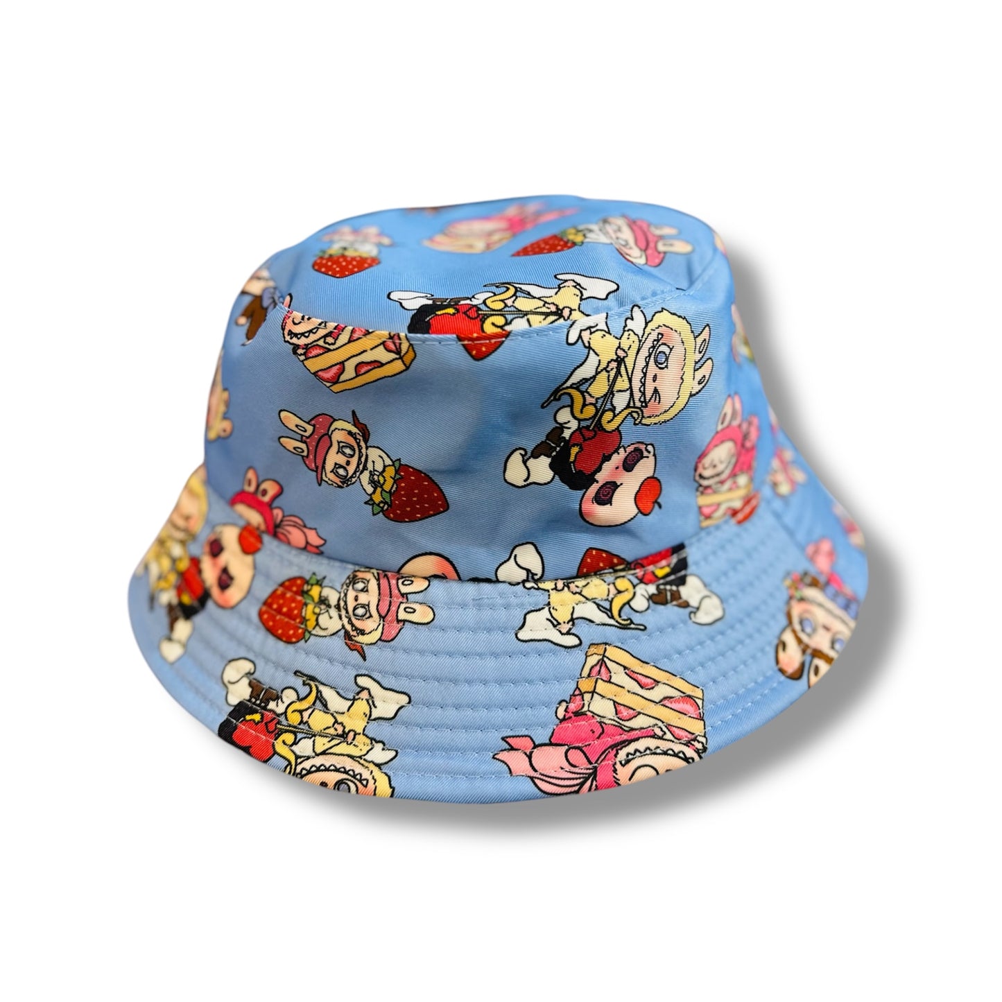 Sombrero pescador infantil de Labubu- Celeste