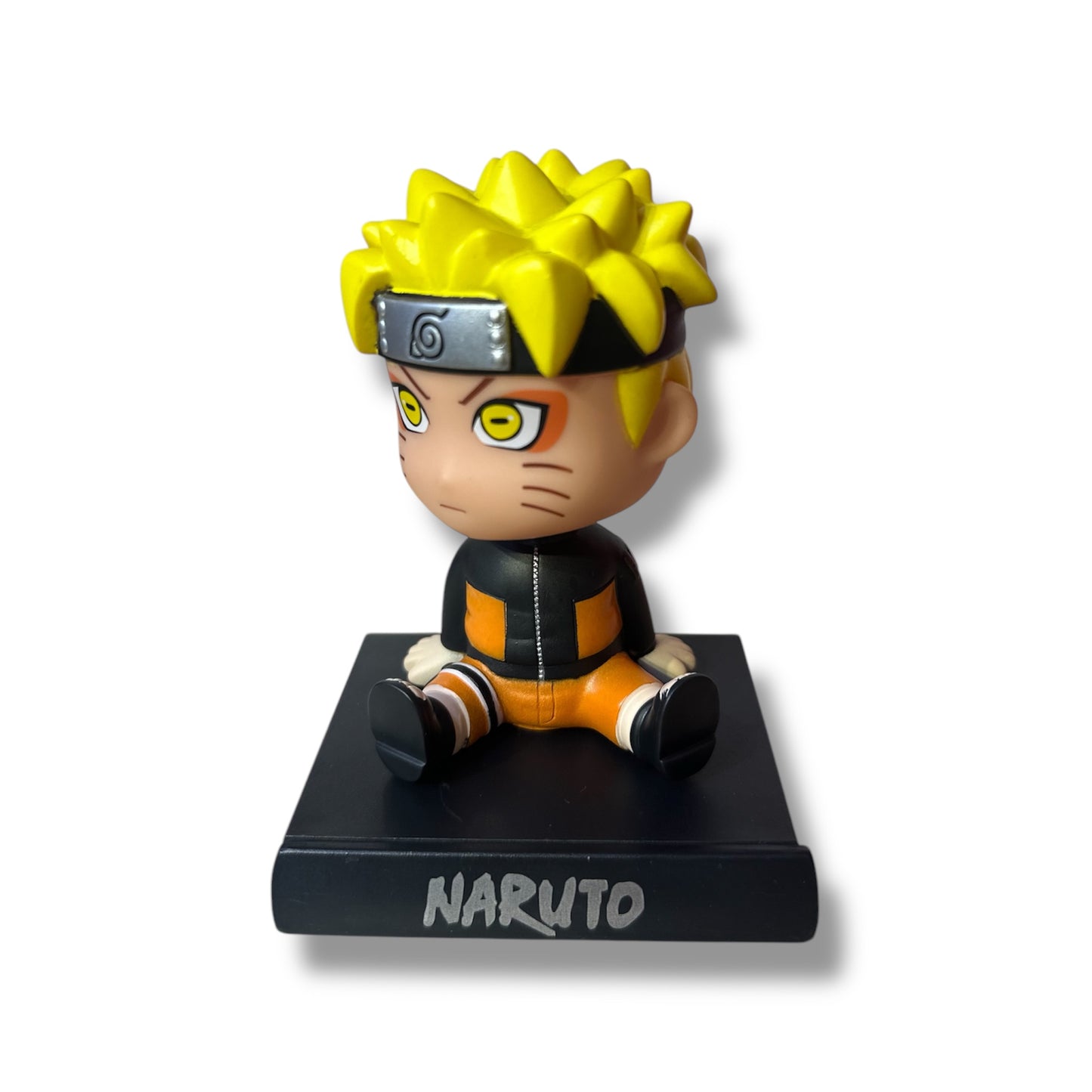 CABEZÓN Y PORTA CELULARES DE NARUTO - 12 CM APROX