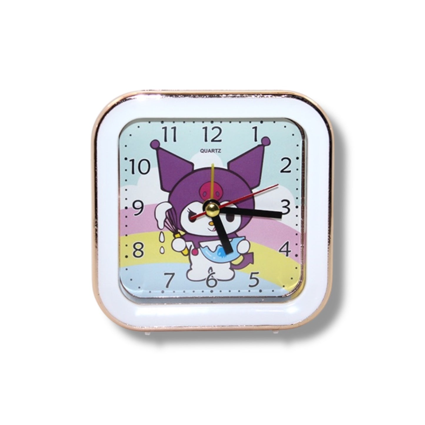 DESPERTADOR CON DISEÑO DE KUROMI DE 10 CM APROX