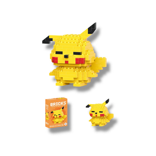 BRICKS, ROMPECABEZAS DE PIKACHU, DE 167 PIEZAS Y DE 7 CM APROX