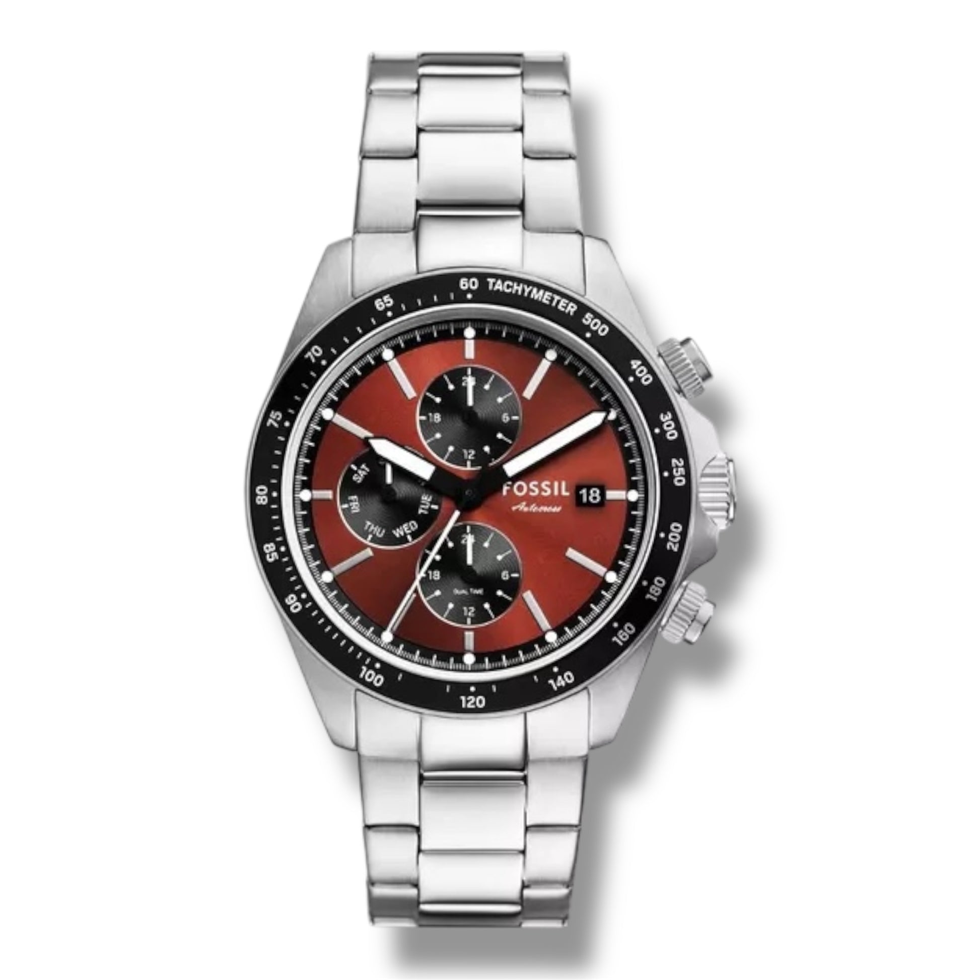 FOSSIL Autocross Reloj Multifunción de Acero Inoxidable - BQ2895 - VRCELL Costa Rica