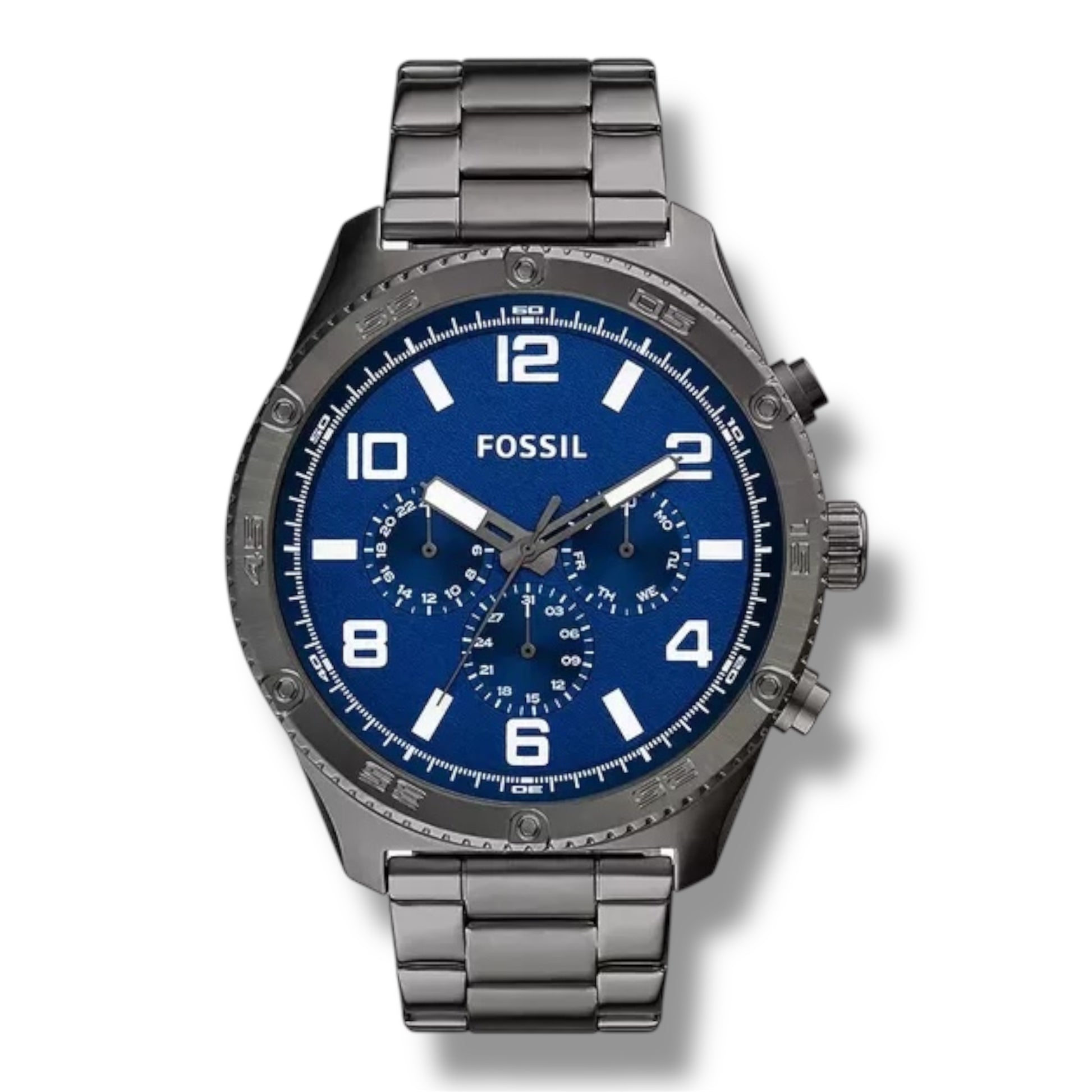 FOSSIL BOX Ahumado Reloj Multifunción de Acero Inoxidable - BQ2798 - VRCELL Costa Rica