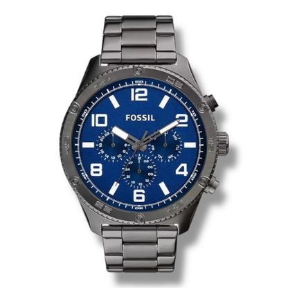 FOSSIL BOX Ahumado Reloj Multifunción de Acero Inoxidable - BQ2798 - VRCELL Costa Rica