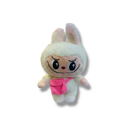 PELUCHE DE LABUBU DE 25 CM APROX - BLANCO