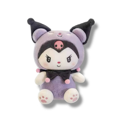 PELUCHE DE KUROMI CON COBIJA DE 50 CM APROX