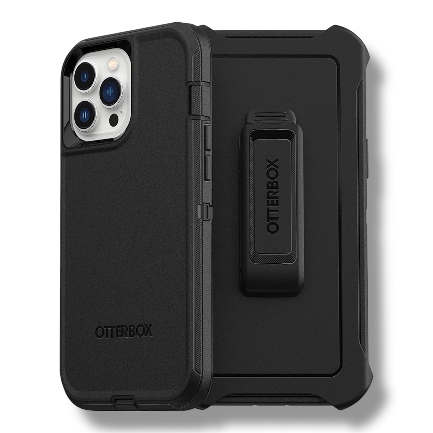iPhone 12 Pro Max - OTTERBOX SERIES DEFENDER - Negro - VRCELL Costa Rica