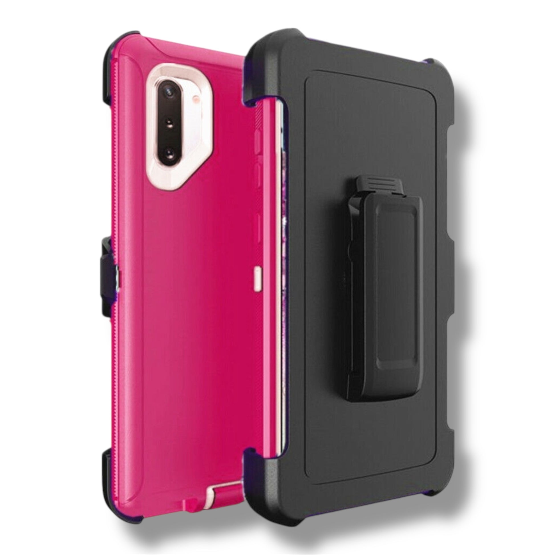Samsung Galaxy Note 10 - OTTERBOX SERIES DEFENDER - Rosa / Blanco - VRCELL Costa Rica