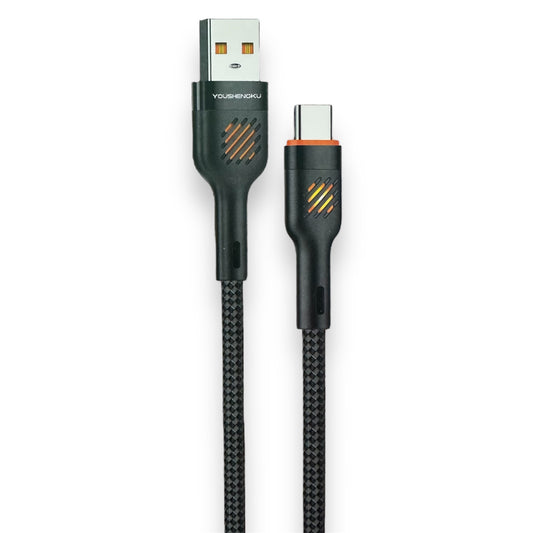 Cable USB-A a USB-C 1M - Trenzado YOUSHENGKU K-65