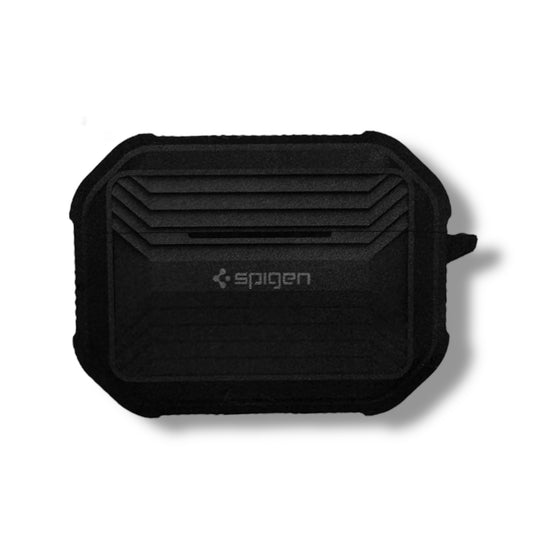 AirPods Pro 1 / 2 Generación - Estuche Reforzado Negro Spigen - VRCELL Costa Rica