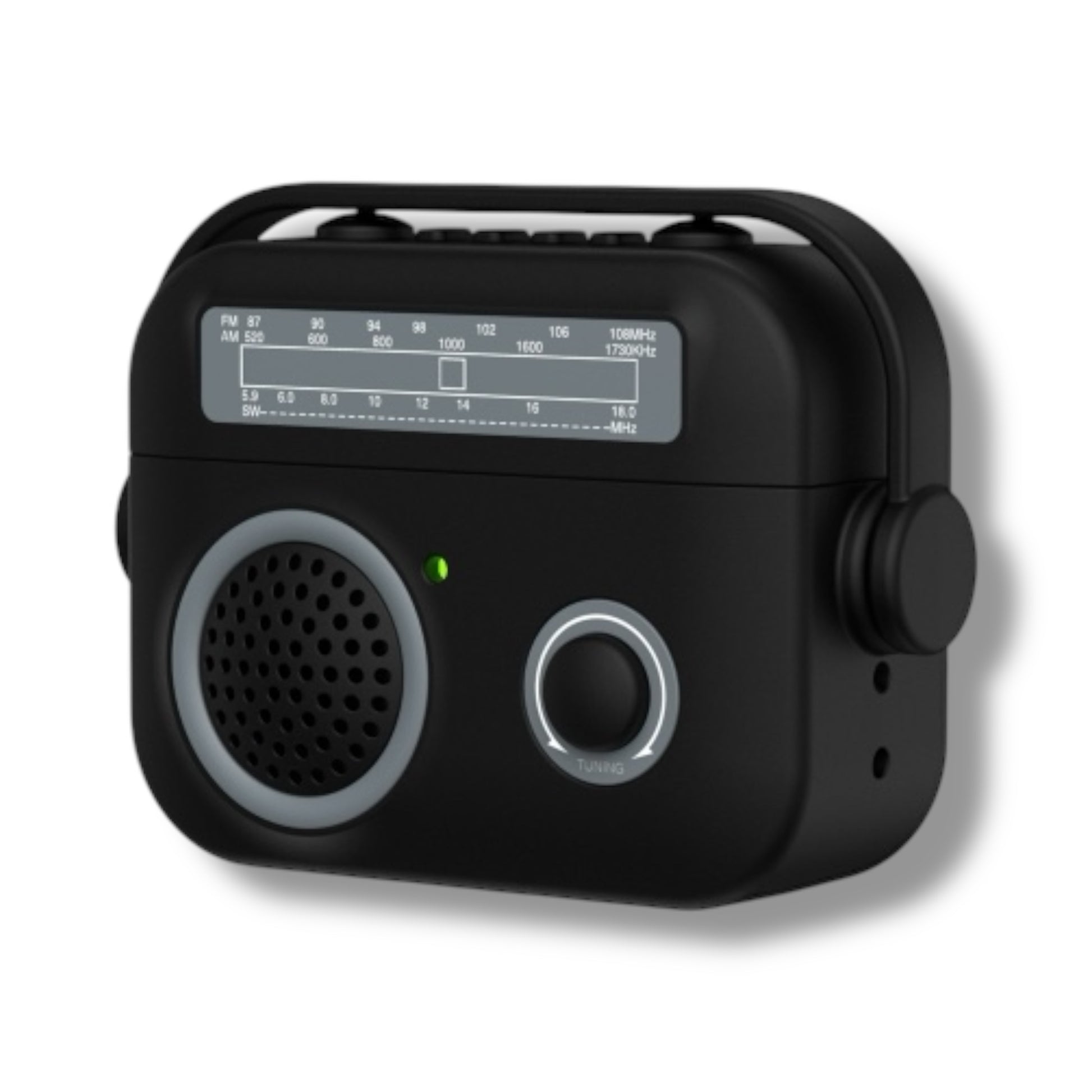 AirPods Pro 1 / 2 Generación - Estuche Estilo Radio Retro Negro - VRCELL Costa Rica