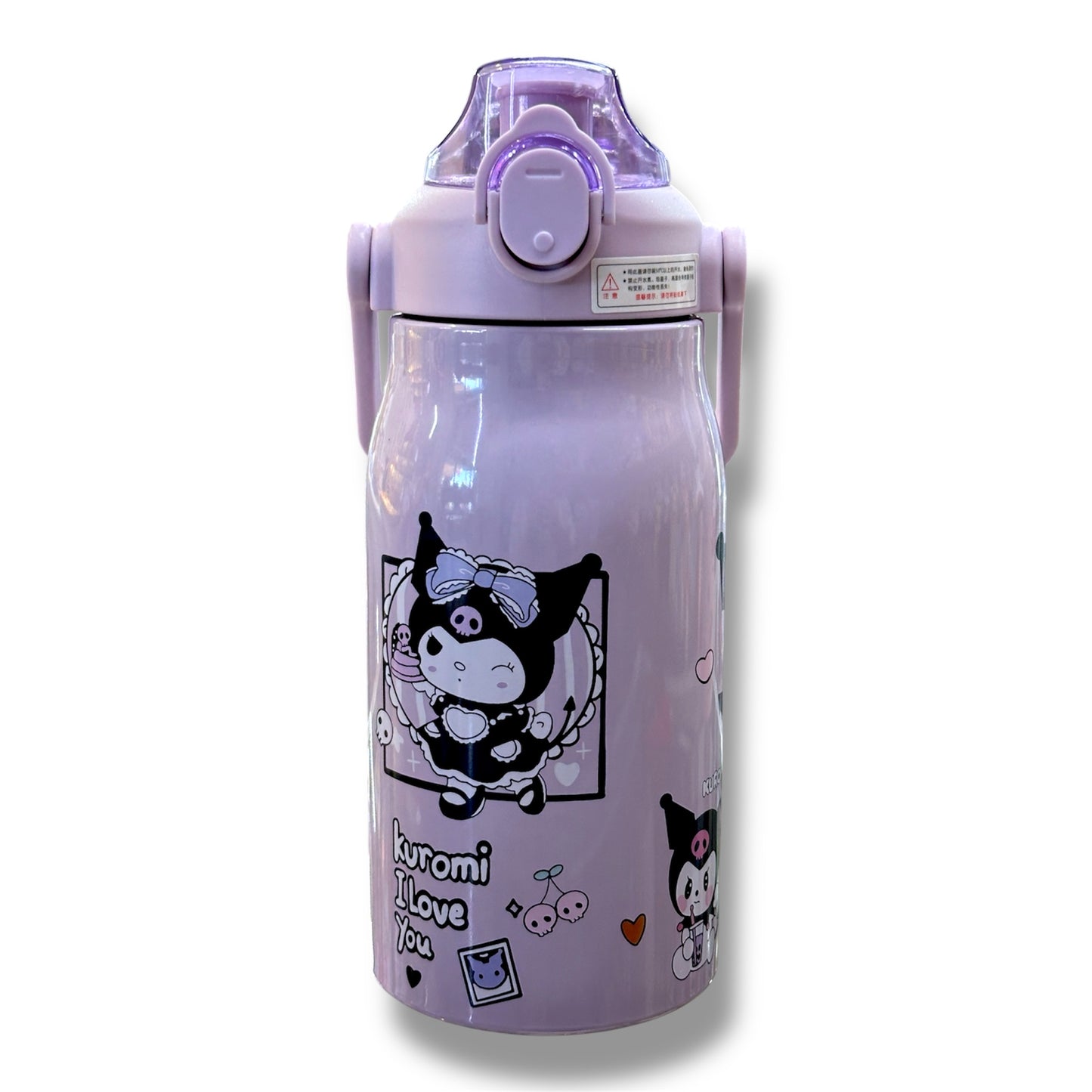 BOTELLA TÉRMICA CON DISEÑO DE KUROMI DE 25 CM APROX