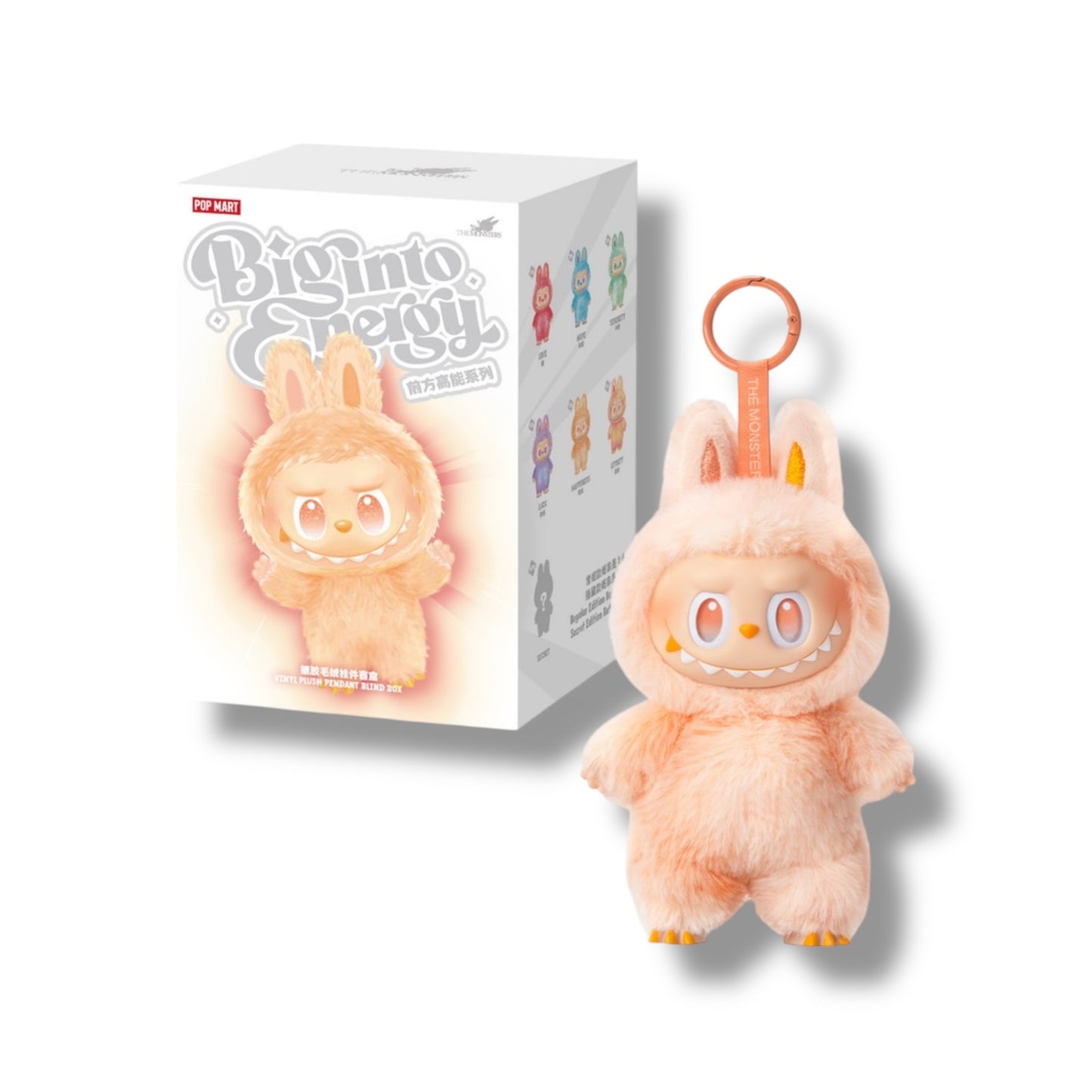 LLAVERO PELUCHE SORPRESA DE LABUBU - THE MONSTERS Big into Energy - 1 UNIDAD