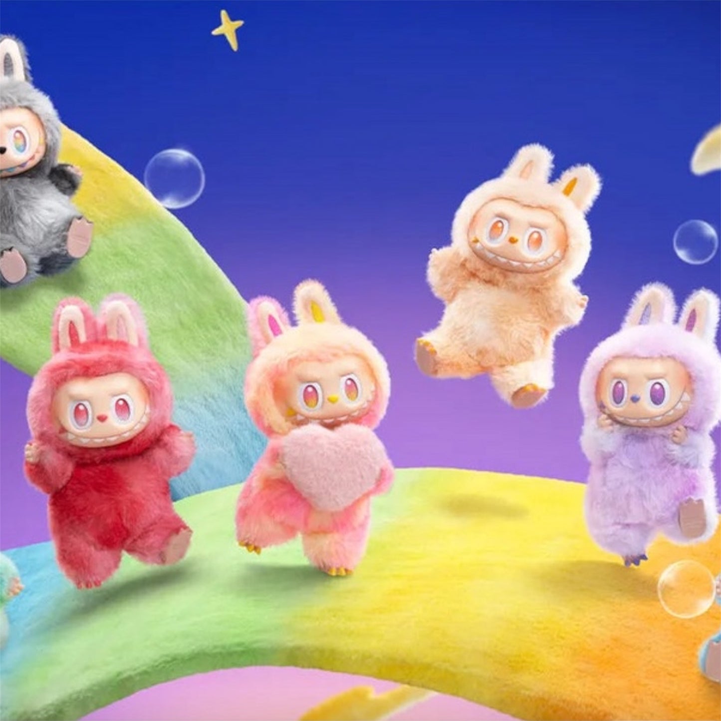 LLAVERO PELUCHE SORPRESA DE LABUBU - THE MONSTERS Big into Energy - 1 UNIDAD