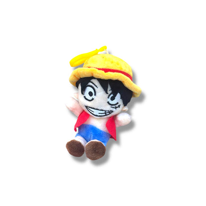 Llavero apeluchado de Luffy de One Piece