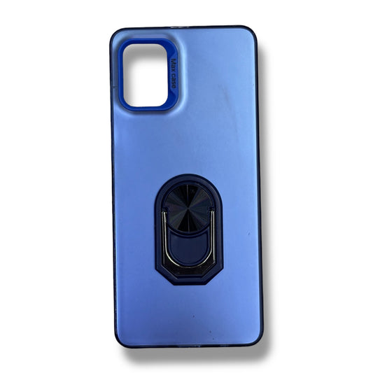 SAMSUNG A31 - ESTUCHE METALIZADO CON ANILLO