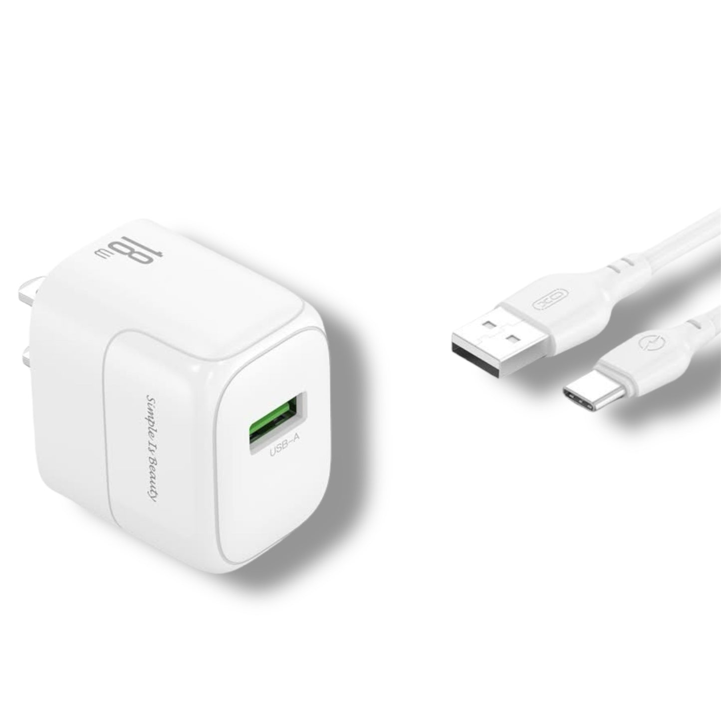 Cargador 18W USB-C Con Cable - XO-L135
