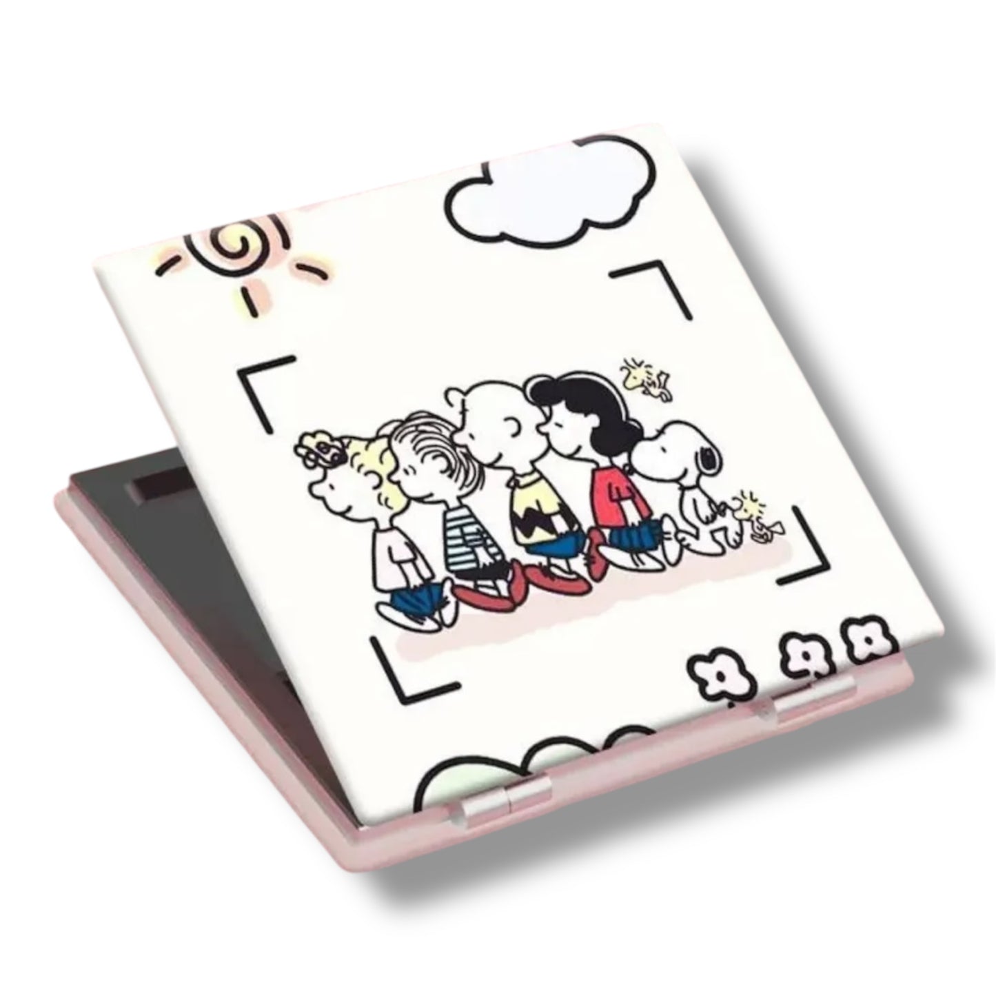 ESPEJO DE BOLSILLO CON DISEÑO DE SNOOPY