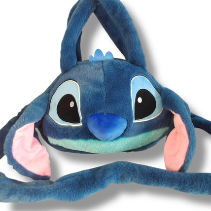 BOLSO PELUCHE CON DISEÑO DE STITCH DE 22x30 CM APROX